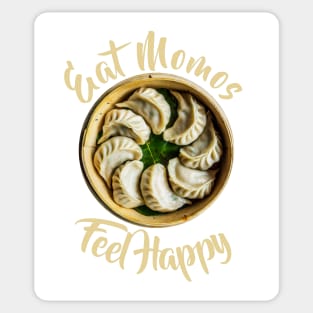 Eat Momos Feel Happy Tibetan Comfort Food Sticker